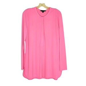 Lauren Ralph Lauren Black Label Pink Top Size L Long Sleeves